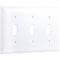 Jasco Power Gear Wallplate, Triple Switch, White Nylon 50166 - alternate 3